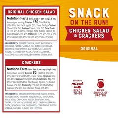 Snack On The Run! Protein-Powered Chicken Salad Pack – 10g Protein