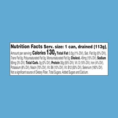 Selects No Salt Added Chunk White Albacore Tuna, 4.5 oz Can Pack of 5