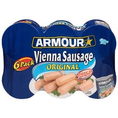 Armour Star Vienna Sausage 6 Pack, Original Canned Sausage, 4.6 oz