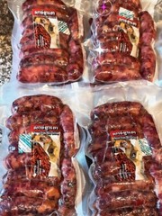 Cambodian Sausage – TVA KO (1 Pack of 10) $20 Khmer Authentic Beef Sausage Spicy