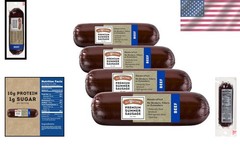 Beef Summer Sausage, High Protein, Gluten Free, 32oz