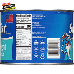 (2 Pack) Chunk Light Tuna in Water, 4Lb 2.5Oz Can ✌️👍