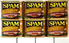 Spam Oven Roasted Turkey Luncheon Meat 12 oz ( Pack of 6 )