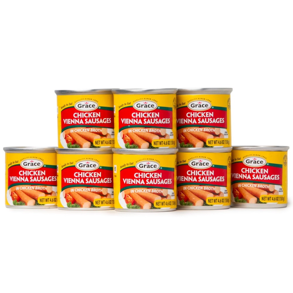 Grace Chicken Vienna Sausages 9 Tin x140g (Original)