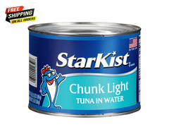 (2 Pack) Chunk Light Tuna in Water, 4Lb 2.5Oz Can ✌️👍