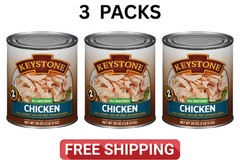 (3 Cans) Keystone Chicken **ALL NATURAL – NO PRESERVATIVES – FULLY COOKED** 28oz