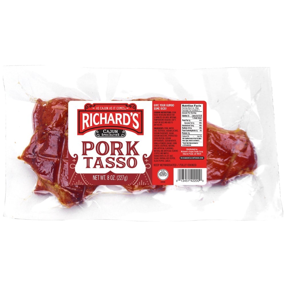Richard’s Pork Tasso 8 Oz (4 Pack)