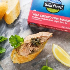 Wild Planet Smoked Pink Salmon Fillets in Extra 3.9 Ounce (Pack of 1)