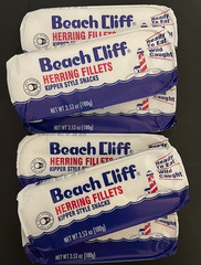 Wild Caught Herring Beach Cliff Kippered Snacks 3.53 Oz Can Sardines (12 CANS)