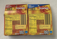 2 Simms Original & Mild Smoked Snack Sticks 28 Total Individual Sticks Sealed