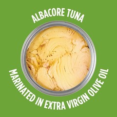 Solid White Albacore Tuna in Extra Virgin Olive Oil, 4.5 Oz, 12-Pack, High Prote