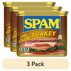 (3 pack) SPAM Oven Roasted Turkey, 12 oz Can Fast Delivery