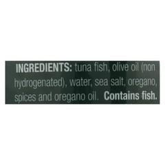 Tonnino Tuna Fillets Oregano Olive Oil 6.7oz 6 Pack Non-GMO Gluten Free