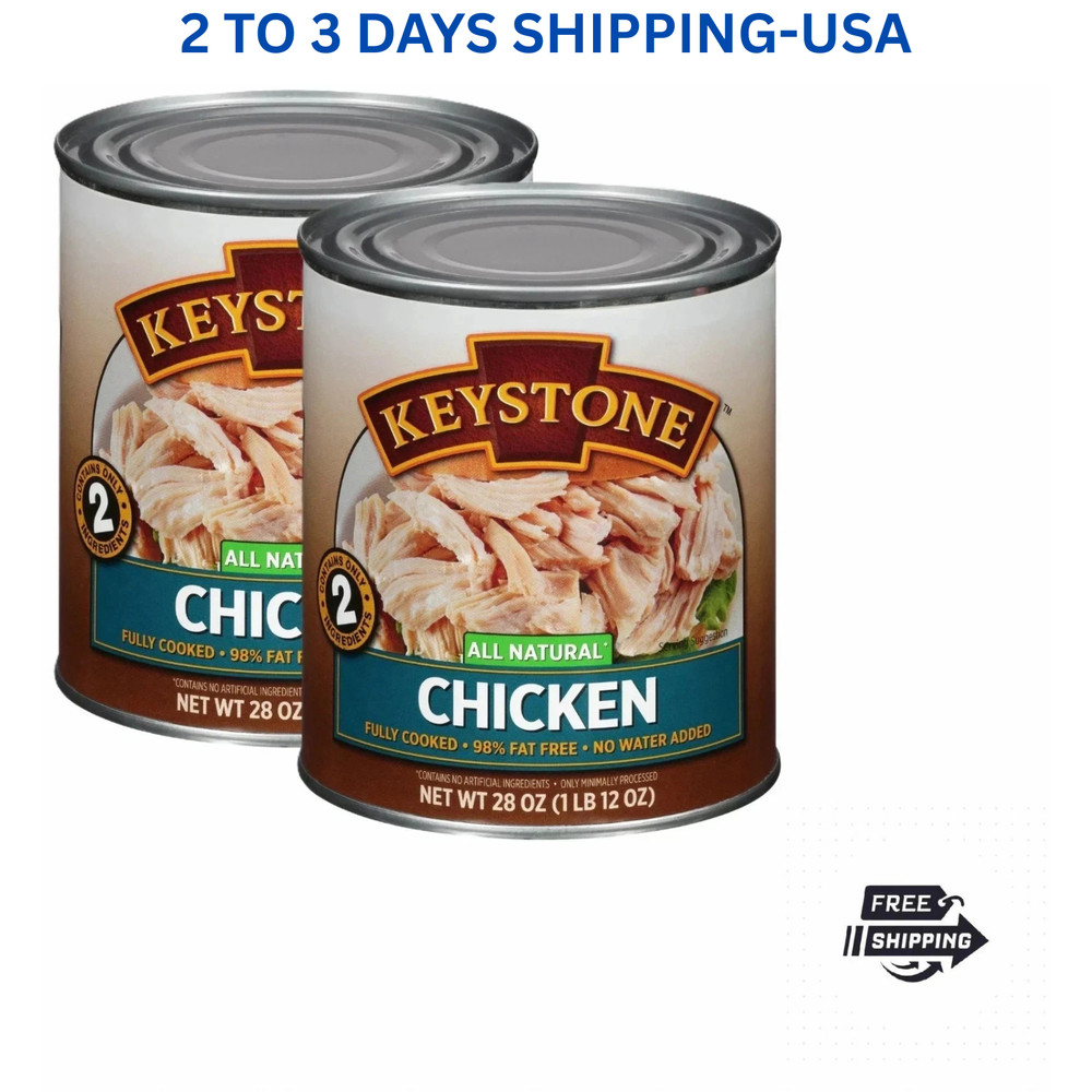 Keystone All Natural Chicken, 28 oz Can (2 Pack)