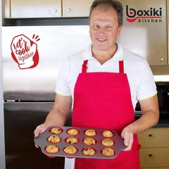 Non-Stick 12 Cup Silicone Muffin Pan With Steel Frame – BPA Free, Non-Toxic