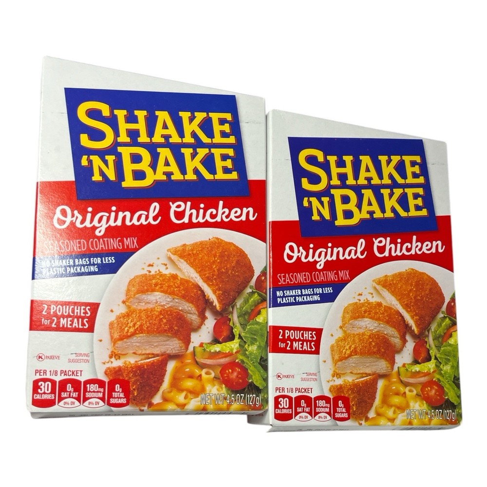 Shake’n Bake Original Chicken Seasoned Coating Mix 2 Box Pack