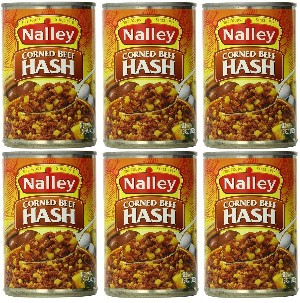 Nalley Hash CORNED BEEF 14 Ounce (Pack of 6)