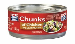 12 Pack Maple Leaf Chunks of Chicken142g Each CAN- FRESH AND DELICIOUS! CANADA
