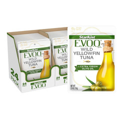 Starkist E.V.O.O. Yellowfin Tuna in Extra Virgin Olive Oil, 2.6 Oz, Pack of 24