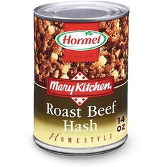 Roast Beef Hash, Canned Roast Beef Hash, 14 Oz Steel Can