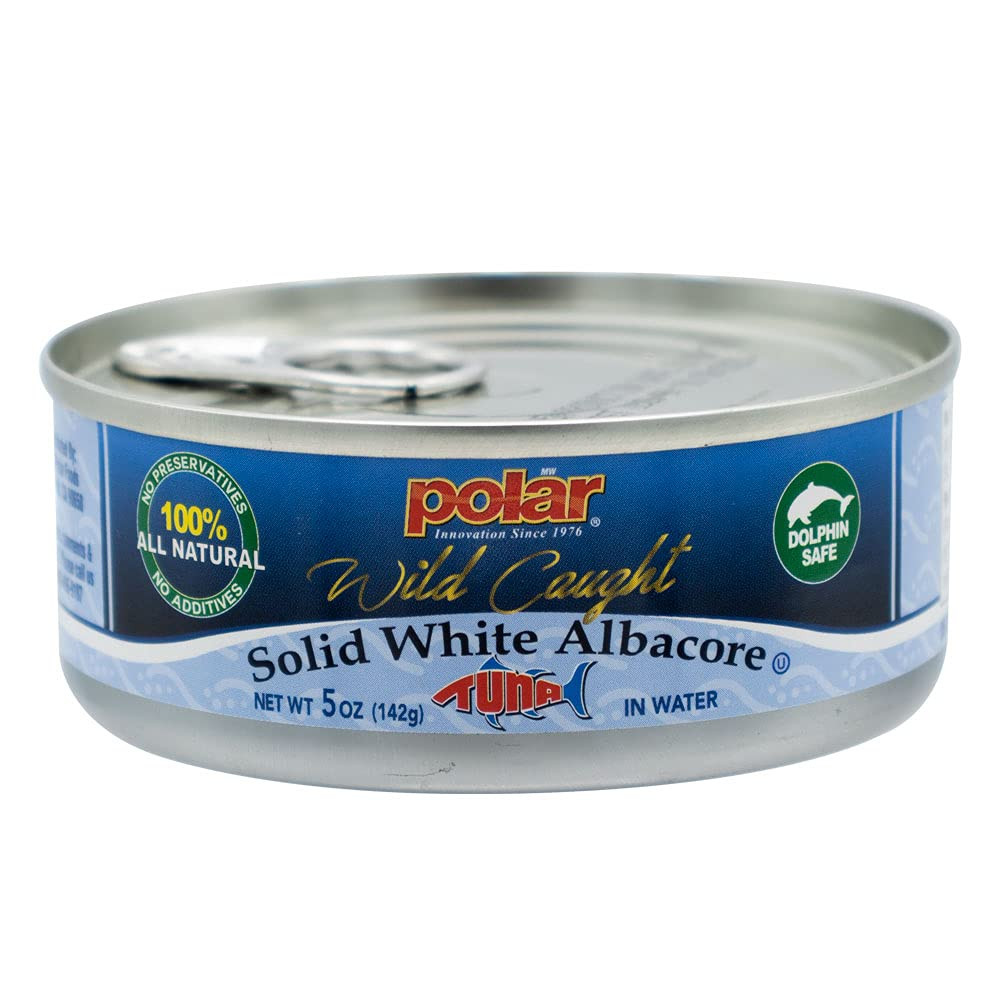 All Natural SOLID WHITE TUNA in Water, Easy Open Can, Wild Caught, Sustainable F