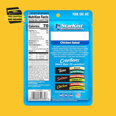 Chicken Creations Chicken Salad Pouch (2.6 Oz – 1 Pack) Fully Cooked White Meat,