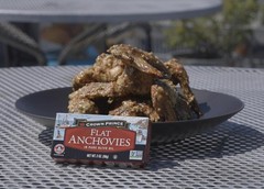 Flat Anchovies in Olive Oil, 2-Ounce Cans Pack of 12