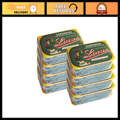 Portuguese Sardines in Olive Oil – 8 Pack of 4.23oz Cans – Gourmet Seafood Delig