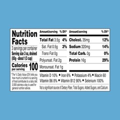 Chunk Light Tuna in Oil – 12 oz Can, 24 Pack – High Protein, Low Fat, Canned Sea