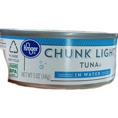 Kroger Chunk Light Tuna Water 3 Cans 5 OZ Each BB 11/2026