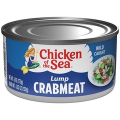 (2 pack) Wild Caught Lump Crabmeat 6 oz
