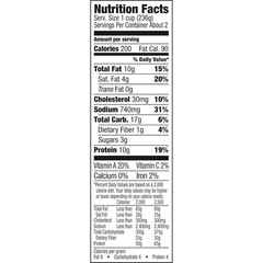 Family-Size Beef Stew 12-Pack, 25% Less Sodium—Wholesome Dinner in 15 oz Cans