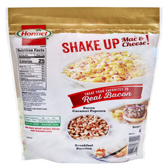 Real Crumbled Bacon Topping, Shelf Stable, 20 Oz Plastic Resealable Pouc