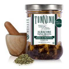 Tonnino Tuna Fish Albacore Olive Oil with Herbs de Provence – Pack of 6 – Al…