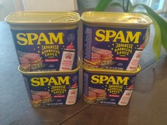 NEW Limited Spam x Bachan’s Japanese Barbecue BBQ Sauce Spam 4 12 Ounce Cans