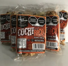 6-Pk Cochi Rico Chicharrón 🇲🇽 Pork Rinds Snack 50gr/1.76oz each.