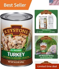 Family Pack 14.5 oz All Natural Canned Turkey – No Preservatives, Gluten-Free
