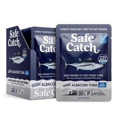 Safe Catch Wild Albacore Tuna Fish Pouch, Low Sodium and Mercury-Tested, Lean…