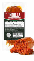 Nduja Spicy Spreadable Salami, Spicy Salami Spread Charcuterie Meat Spread 5 Oun