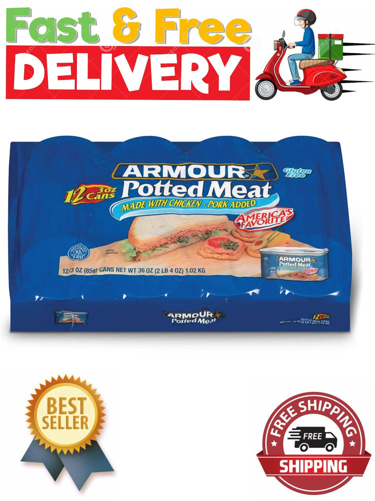 Armour Potted Meat Made With Chicken and Pork {3 oz., 12 ct.}