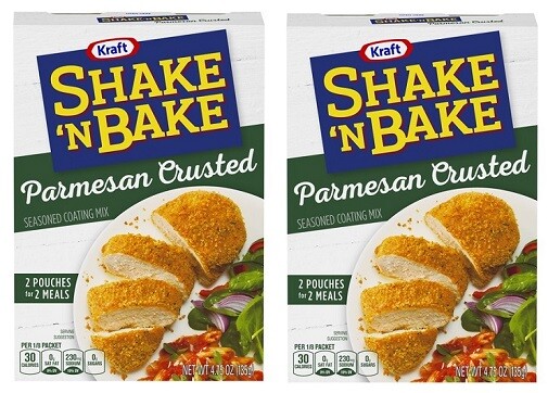 Shake’n Bake Parmesan Crusted Seasoned Coating Mix 2 Box Pack