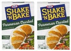 Shake’n Bake Parmesan Crusted Seasoned Coating Mix 2 Box Pack