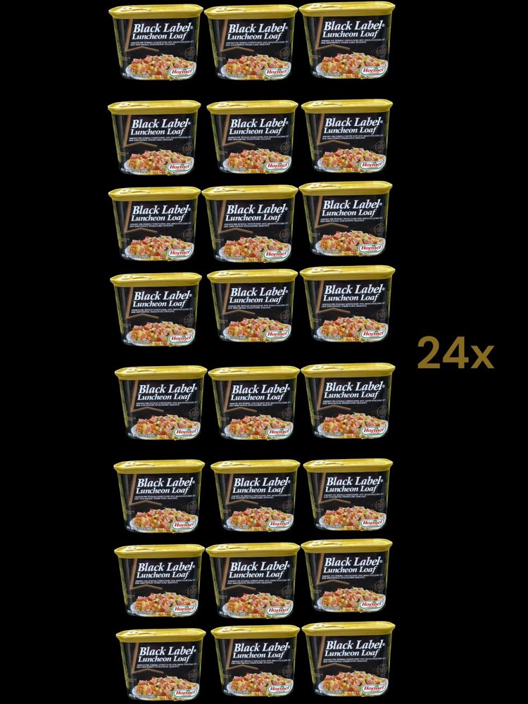 Black Label Luncheon Loaf Hormel 340g x 24cans