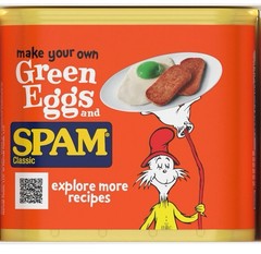 GREEN EGGS AND SPAM Green Eggs and Ham LIMITED EDITION (Two 12oz Cans) (7/2028)