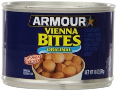 Vienna Sausage Bites, Original Flavor, Canned Sausage, 10 OZ, Pack of 12 – Great