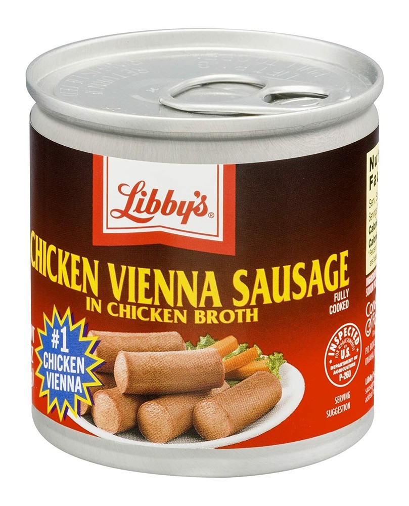 Libby’s Chicken Vienna Sausage in Chicken Broth 4.6 Oz (Pack of 6)
