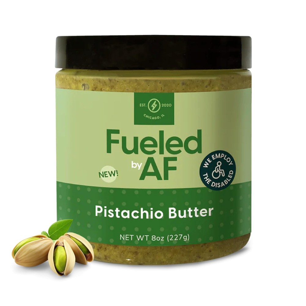 Fueled AF Pistachio Nut Butter Spread Vegan, Keto, and Paleo Friendly, 8 Ounc…