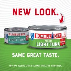 Bumble Bee Chunk Light Tuna in Oil 12 oz Can Pack of 12
