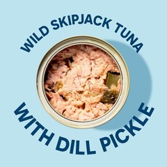 Wild Skipjack Tuna with Dill Pickle Tinned Fish, Canned Tuna, Sustainably Wil…