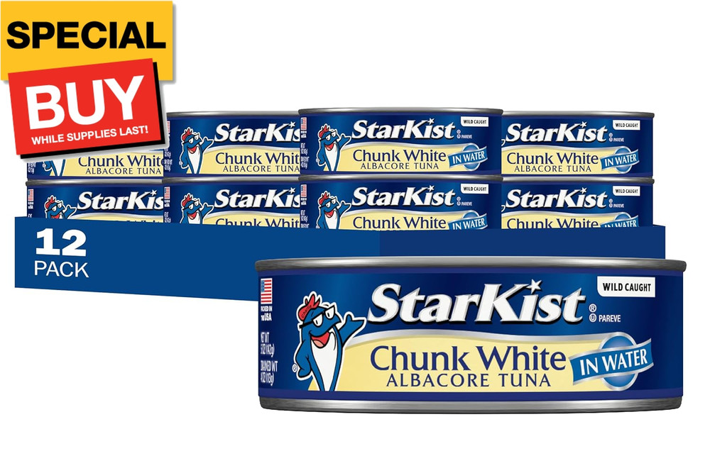 Chunk White Albacore Tuna in Water – 5 oz Can (Pack of 12)